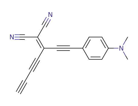 2-[1-(4-dimethylamino-phenylethynyl)-penta-2,4-diynylidene]-malononitrile