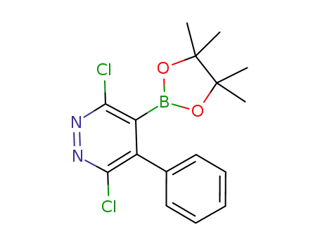 3,6-dichloro-4-phenyl-5-(4,4,5,5-tetramethyl-1,3,2-dioxaborolan-2-yl)pyridazine
