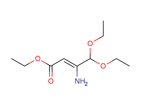 2-Butenoic acid, 3-amino-4,4-diethoxy-, ethyl ester