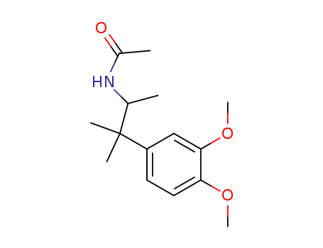 (+/-)-2-Acetylamino-3-<3,4-dimethoxy-phenyl>-3-methyl-butan