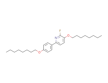 Molecular Structure of 143651-10-9 (Pyridine, 2-fluoro-3-(octyloxy)-6-[4-(octyloxy)phenyl]-)