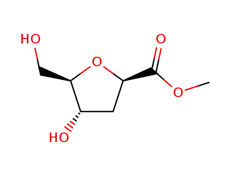 1,2-dideoxy-1β-(methoxycarbonyl)-D-erythro-pentofuranose