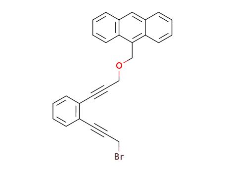 9-{3-[2-(3-bromo-prop-1-ynyl)-phenyl]-prop-2-ynyloxymethyl}-anthracene