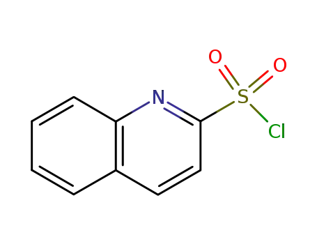 Molecular Structure of 193634-32-1 (2-Quinolinesulfonyl chloride)