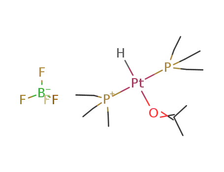 trans-PtH(PEt<sub>3</sub>)2(acetone)(BF<sub>4</sub>)