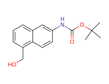 Carbamic acid,[5-(hydroxymethyl)-2-naphthalenyl]-, 1,1-dimethylethyl ester (9CI)