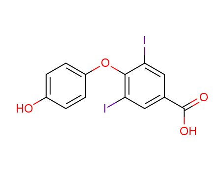 4-(4-Hydroxyphenoxy)-3,5-diiodobenzoic acid