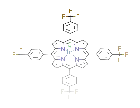 (C<sub>48</sub>H<sub>24</sub>N<sub>4</sub>F<sub>12</sub>)InCl