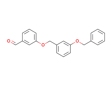Molecular Structure of 670274-72-3 (Benzaldehyde, 3-[[3-(phenylmethoxy)phenyl]methoxy]-)