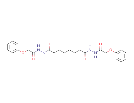 Molecular Structure of 858537-99-2 (8-oxo-8-(<i>N</i>'-phenoxyacetyl-hydrazino)-octanoic acid <i>N</i>'-phenoxyacetyl-hydrazide)