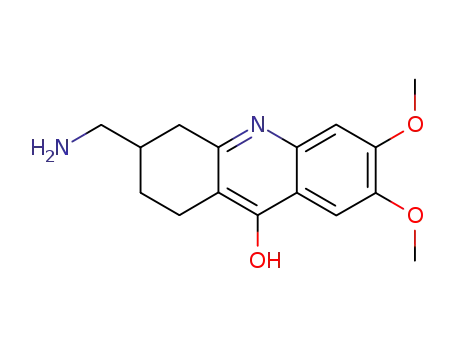 Molecular Structure of 627091-44-5 (9-Acridinol, 3-(aminomethyl)-1,2,3,4-tetrahydro-6,7-dimethoxy-)