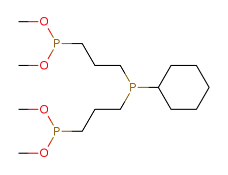 Molecular Structure of 850716-21-1 (C<sub>6</sub>H<sub>11</sub>P(C<sub>3</sub>H<sub>6</sub>P(OCH<sub>3</sub>)2)2)