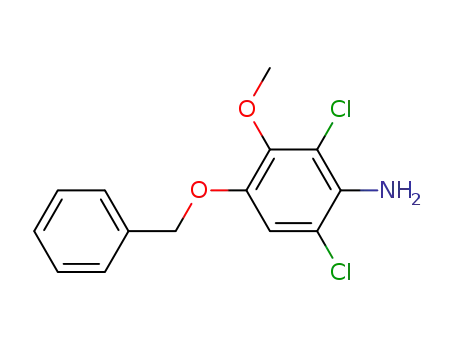 4-Benzyloxy-2,6-dichloro-3-methoxy-phenylamine