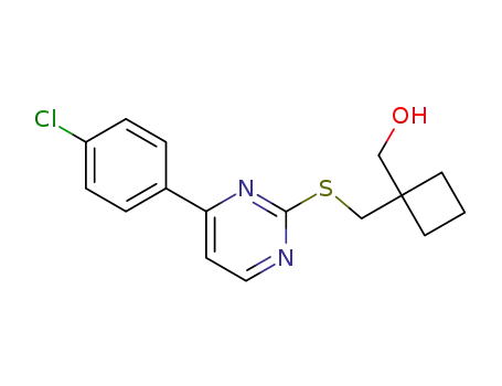 Cyclobutanemethanol, 1-[[[4-(4-chlorophenyl)-2-pyrimidinyl]thio]methyl]-