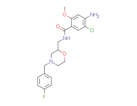 Benzamide,
4-amino-5-chloro-N-[[4-[(4-fluorophenyl)methyl]-2-morpholinyl]methyl]-2-
methoxy-