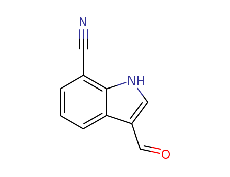 1H-Indole-7-carbonitrile, 3-formyl-