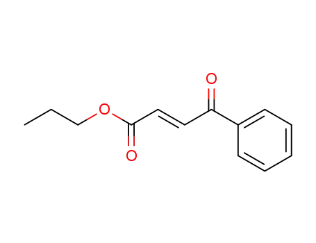 Molecular Structure of 106693-74-7 (2-Butenoic acid, 4-oxo-4-phenyl-, propyl ester, (E)-)