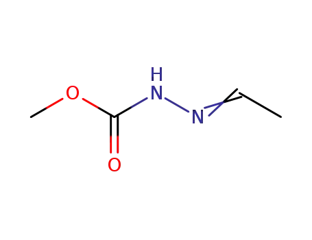 Molecular Structure of 6951-31-1 (methyl 2-ethylidenehydrazinecarboxylate)