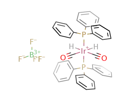 [dihydro(dicarbonyl)bis(triphenylphosphine)iridium] tetrafluoroborate