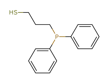 Molecular Structure of 109863-55-0 ((3-diphenylphosphino)propanethiol)