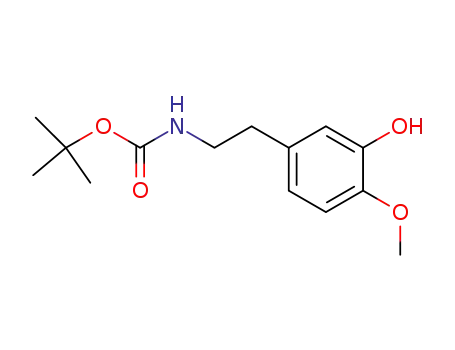 Carbamic acid, [2-(3-hydroxy-4-methoxyphenyl)ethyl]-, 1,1-dimethylethyl
ester