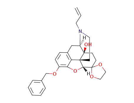3-benzyloxy-4,5α-epoxy-14β-hydroxy-17-(prop-2-enyl)-morphinane-6-spiro-2'-(1,3-dioxolan)
