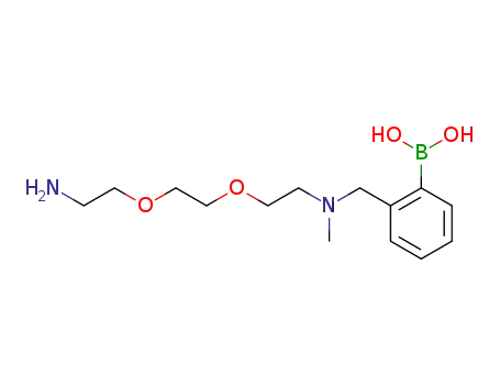 Boronic acid,
[2-[[[2-[2-(2-aminoethoxy)ethoxy]ethyl]methylamino]methyl]phenyl]-