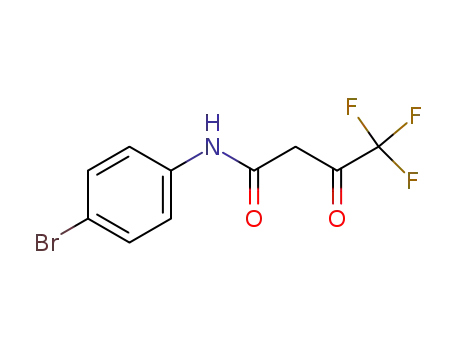 Molecular Structure of 1309681-73-9 (N-(4-broMophenyl)-4,4,4-trifluoro-3-oxobutanaMide)