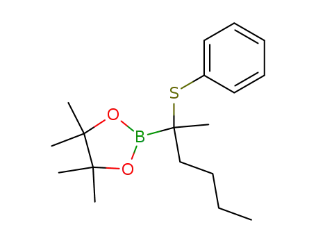1,3,2-Dioxaborolane,
4,4,5,5-tetramethyl-2-[1-methyl-1-(phenylthio)pentyl]-