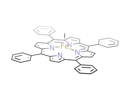 Molecular Structure of 79197-95-8 ((tetraphenylporphyrin)Fe(CH<sub>3</sub>))