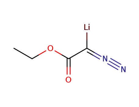 Acetic acid, diazo-, ethyl ester, ion(1-), lithium