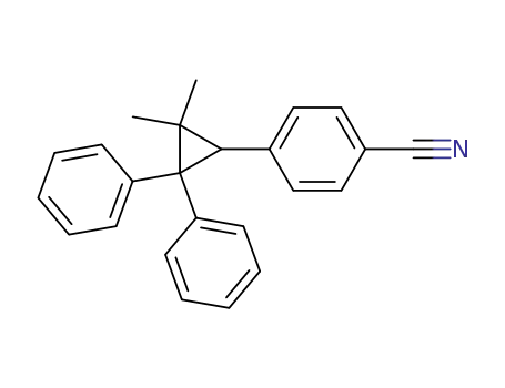 1,1-Diphenyl-2-(p-cyanophenyl)-3,3-dimethylcyclopropan