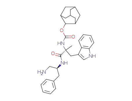 tricyclo<3.3.1.1<sup>3,7</sup>>dec-2-yl <R-(R<sup>*</sup>,S<sup>*</sup>)>-<2-<<1-(aminomethyl)-2-phenylethyl>amino>-1-(1H-indol-3-ylmethyl)-1-methyl-2-oxoethyl>carbamate