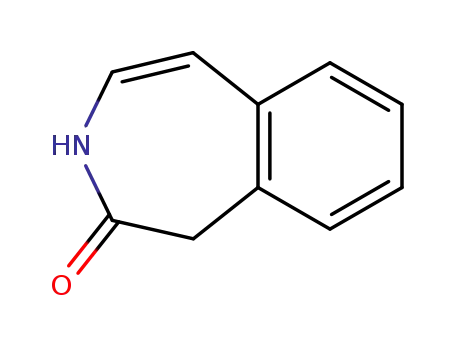 Molecular Structure of 19301-09-8 (1H-Benzo[d]azepin-2(3H)-one)