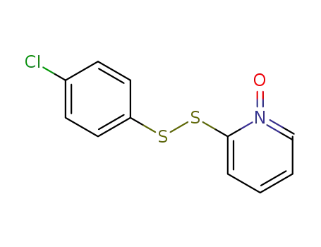 2-[(4-Chlorophenyl)disulfanyl]-1-oxo-1lambda~5~-pyridine