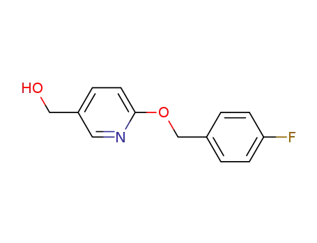 Molecular Structure of 106341-48-4 (3-Pyridinemethanol, 6-[(4-fluorophenyl)methoxy]-)