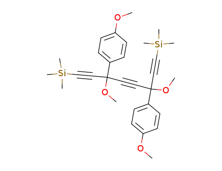 Silane,
[3,6-dimethoxy-3,6-bis(4-methoxyphenyl)-1,4,7-octatriyne-1,8-diyl]bis[tri
methyl-