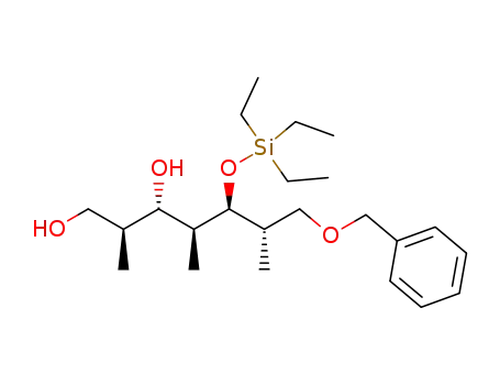 (2S,3S,4S,5S,6S)-7-benzyloxy-5-triethylsilyloxy-2,4,6-trimethyl-1,3-heptanediol
