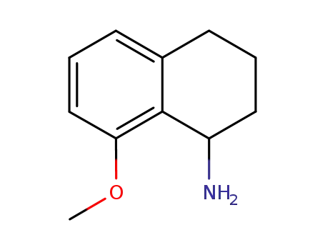 Molecular Structure of 535935-61-6 (1-Naphthalenamine,1,2,3,4-tetrahydro-8-methoxy-(9CI))