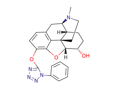4,5α-epoxy-17-methyl-3-(1-phenyl-1<i>H</i>-tetrazol-5-yloxy)-morphinan-6α-ol