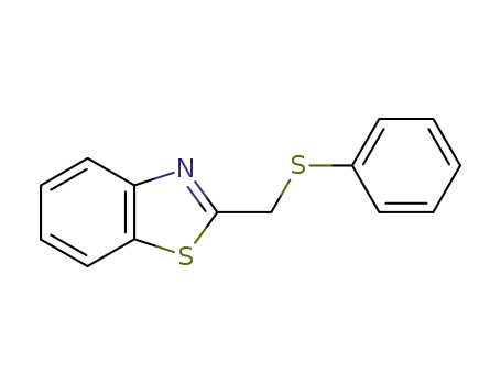 Molecular Structure of 37859-26-0 (Benzothiazole, 2-[(phenylthio)methyl]-)