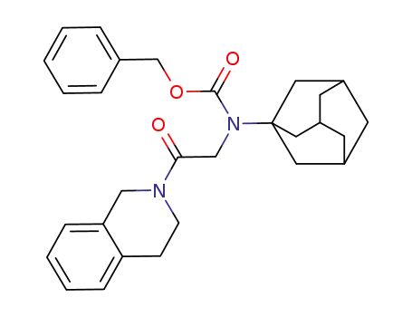 adamantan-1-yl-[2-(3,4-dihydro-1<i>H</i>-isoquinolin-2-yl)-2-oxo-ethyl]-carbamic acid benzyl ester