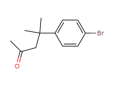 4-(4-Bromophenyl)-4-methylpentan-2-one
