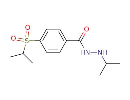 Molecular Structure of 20884-85-9 (N'-Isopropyl-p-(isopropylsulfonyl)benzhydrazide)