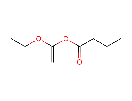 Molecular Structure of 193155-47-4 (Butanoic acid, 1-ethoxyethenyl ester)