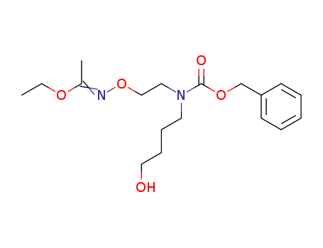 5,8-Dioxa-2,6-diazadec-6-enoic acid, 2-(4-hydroxybutyl)-7-methyl-,  phenylmethyl ester