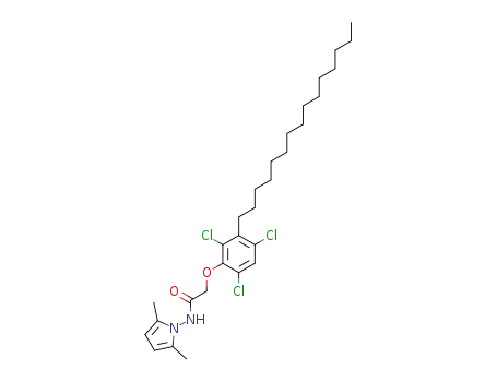 Acetamide, N-(2,5-dimethyl-1H-pyrrol-1-yl)-2-(2,4,6-trichloro-3-pentadecylphenoxy)-