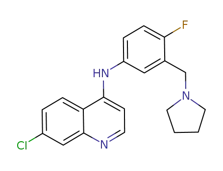 7-chloro-N-(4-fluoro-3-((pyrrolidin-1-yl)methyl)phenyl)quinolin-4-amine
