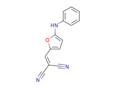 프로판디니트릴, [[5-(페닐아미노)-2-푸라닐]메틸렌]-(9CI)