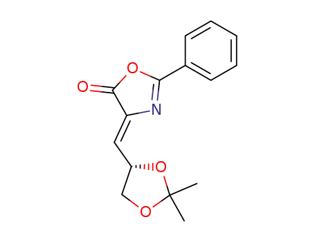 5(4H)-Oxazolone,
4-[[(4S)-2,2-dimethyl-1,3-dioxolan-4-yl]methylene]-2-phenyl-, (4Z)-